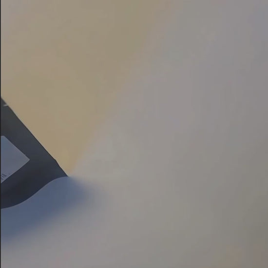 Aerial view of a bag of dried marshmallow root powder.